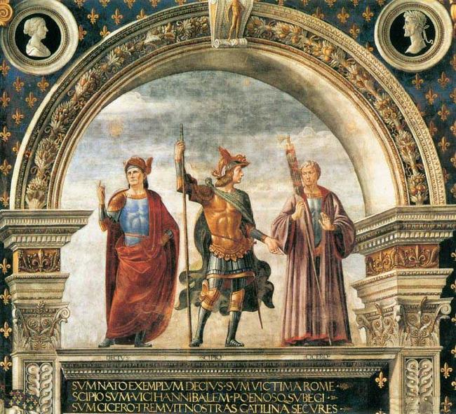 GHIRLANDAIO, Domenico Decoration of the Sala del Gigli China oil painting art